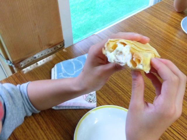 指導員が作った手作りのおやつ